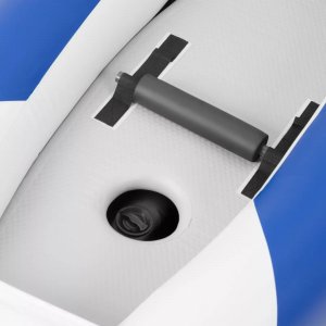 MSW Kajak dmuchany jednoosobowy z wiosłem siedziskiem - zestaw Kajak dmuchany jednoosobowy z wiosłem siedziskiem - zestaw 6