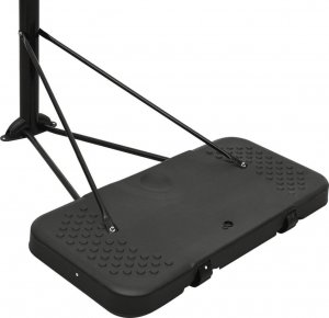 vidaXL Stojak do koszykówki z przezroczystą tablicą, 256-361 cm 5