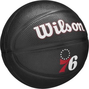 Wilson Wilson Team Tribute Philadelphia 76ers Mini Ball WZ4017611XB Czarne 3 2