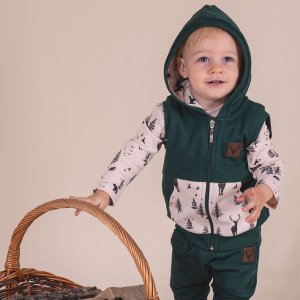 NICOL Kamizelka bezrękawnik dresowy dla chłopca Nicol Bambi 110 2