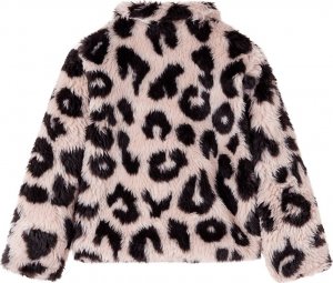 vidaXL Kurtka dziecięca ze sztucznego futerka, jasnoróżowa, 116 2