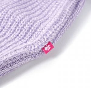 vidaXL Swetrowa kamizelka dziecięca z dzianiny, kolor jasny liliowy, 116 12