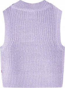 vidaXL Swetrowa kamizelka dziecięca z dzianiny, kolor jasny liliowy, 116 2