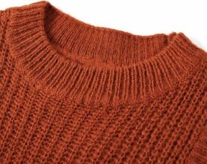 vidaXL Swetrowa kamizelka dziecięca z dzianiny, koniakowa, 92 10