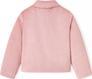 vidaXL Kurtka dziecięca ze sztucznego futra, różowa, 128 2