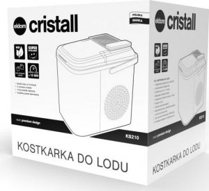 Kostkarka do lodu Eldom Kostkarka do lodu Eldom KS210 CRISTALL 9