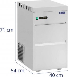 Kostkarka do lodu Royal Catering Profesjonalna łuskarka wytwornica do lodu 50 kg / dzień 240 W Profesjonalna łuskarka wytwornica do lodu 50 kg / dzień 240 W 7
