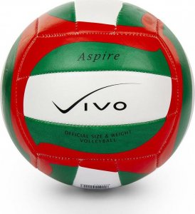 Vivo Piłka siatkowa Vivo Aspire zielono-czerwono-biała Uniwersalny 1