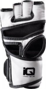 IQ Rękawice do MMA piąstkówki IQ Marts czarno-białe rozmiar L 3