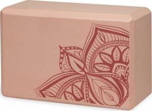 Gaiam Kostka do jogi z pianki Cantaloupe Point Gaiam 23 x 7 x 15 cm różowa 2