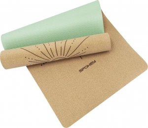 Spokey Mata do jogi korkowa Spokey Savasana 941536 3