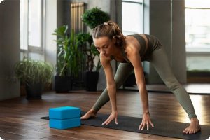 Triton Kostka piankowa do jogi NS-962 niebieska 6