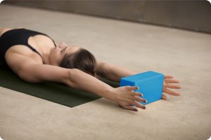 Triton Kostka piankowa do jogi NS-962 niebieska 10