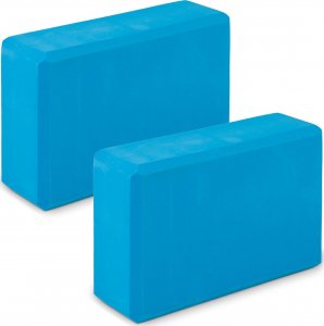Neo-Sport Kostka piankowa do jogi - zestaw 2 sztuki NS-962 niebieska 2