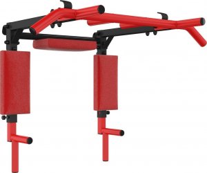 UnderFit Drabinka gimnastyczna UNDERFIT 228 x 110 cm z drążkiem i poręczami 2w1 3