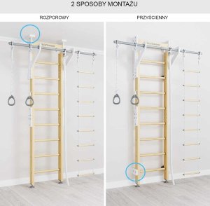 Romana Drabinka gimnastyczna Eco 2 Romana kolorowa 10