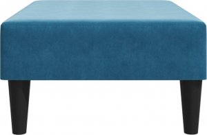 vidaXL Podnóżek, niebieski, 77x55x31 cm, aksamit 5