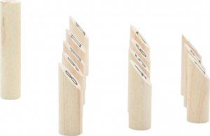 vidaXL 13-częściowy zestaw do gry w Kubb z torbą 4