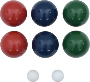 vidaXL 8-częściowy zestaw do gry w bocce, z torbą, lite drewno sosnowe 2