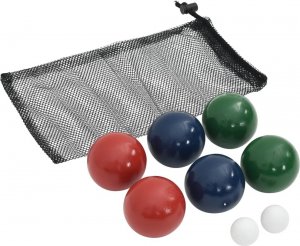 vidaXL 8-częściowy zestaw do gry w bocce, z torbą, lite drewno sosnowe 4