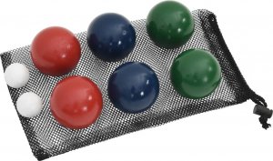 vidaXL 8-częściowy zestaw do gry w bocce, z torbą, lite drewno sosnowe 5