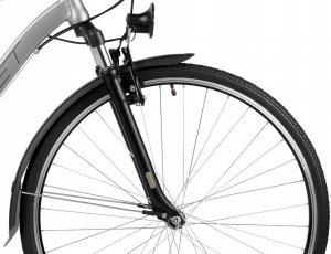 Romet Dviratis Romet Wagant 28" 2023 silver-gold-21" / L (Dydis: 21" / L) 2