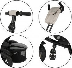 Qplay Qplay Rowerek Trójkołowy Premium Ivory 7