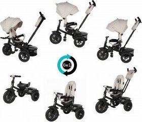 Qplay Qplay Rowerek Trójkołowy Premium Ivory 10