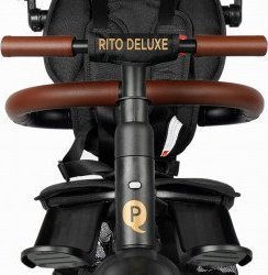 Qplay Qplay Rowerek Trójkołowy Rito Deluxe Rubber Black 8