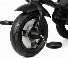 Qplay Qplay Rowerek Trójkołowy Rito Deluxe Rubber Black 10