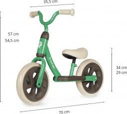 Rowerek biegowy Qplay Qplay Rowerek Biegowy Trainer Green 6