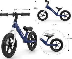 Rowerek biegowy Milly Mally Milly Mally Rowerek Biegowy Ranger Flash Navy 10