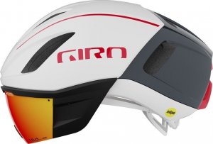 Giro Kask czasowy GIRO VANQUISH MIPS Rozmiar kasku: S(51-55 cm), Wybierz kolor: Matte White Portaro Grey Red 1