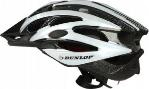 Dunlop Dunlop - Kask rowerowy regulowany MTB r. M 55-58 cm (biało-czarny) 1