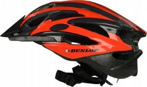 Dunlop Dunlop - Kask rowerowy regulowany MTB r. M 55-58 cm (czerwono-czarny) 1