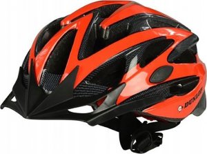 Dunlop Dunlop - Kask rowerowy regulowany MTB r. M 55-58 cm (czerwono-czarny) 2