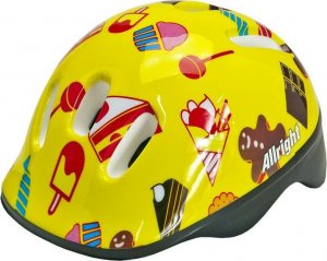 Allright KASK ROWEROWY ALLRIGHT KIDS YELLOW MV6-2 (SIZE:44-48) XS 1