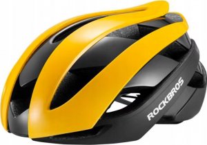 RockBros Kask rowerowy uniwersalny regulowany rozmiar M czarno-żółty ROCKBROS 1