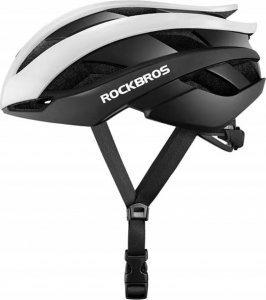 RockBros Kask rowerowy uniwersalny regulowany rozmiar L czarno-biały ROCKBROS 2