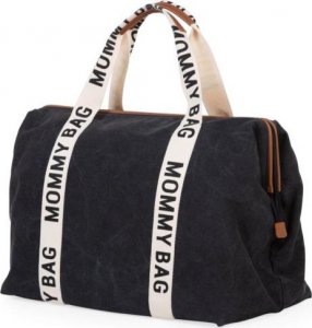 Childhome Childhome Torba Mommy Bag Signature Czarna 4