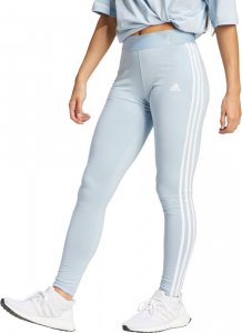 Adidas Legginsy damskie adidas Loungewear Essentials 3-Stripes błękitne IR5348 S 1