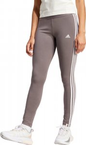 Adidas Legginsy damskie adidas Loungewear Essentials 3-Stripes szare IR5350 XS 1