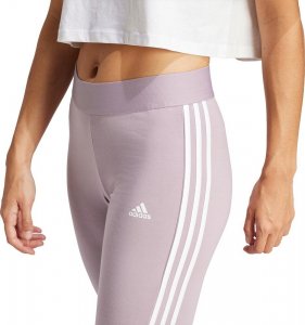 Adidas Legginsy damskie adidas Loungewear Essentials 3-Stripes różowe IR5347 XS 1