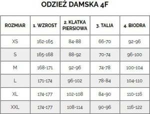 4f Legginsy damskie 4F F151 różowe 4FWSS24TTIGF151 54S M 2