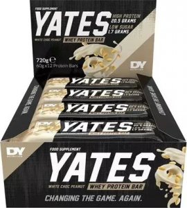 DORIAN YATES Dorian Yates - Baton Yates Protein Bar, White Chocolate Peanut, 12 szt. x 60g 1