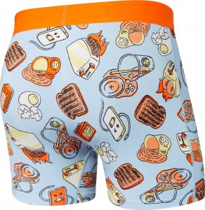 SAXX Bokserki męskie szybkoschnące VIBE Boxer Brief - toster - błękitne S 2
