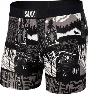 SAXX Bokserki męskie szybkoschnące SAXX VIBE super soft - czarne S 1