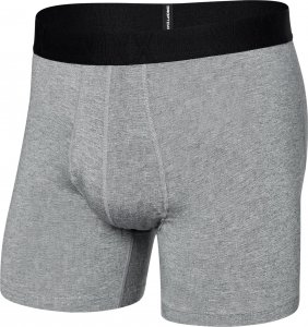 SAXX Bokserki męskie chłodzące / sportowe z rozporkiem SAXX DROPTEMP COOL Boxer Brief Fly  szare M 1