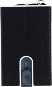Piquadro Piquadro, Piquadro, Leather, Card Holder, Square Sliding System, PP5585B3R, Black, For Men For Men 2