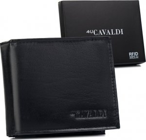 4U Cavaldi Skórzany portfel męski z kieszonką na rewersie - Cavaldi NoSize 1